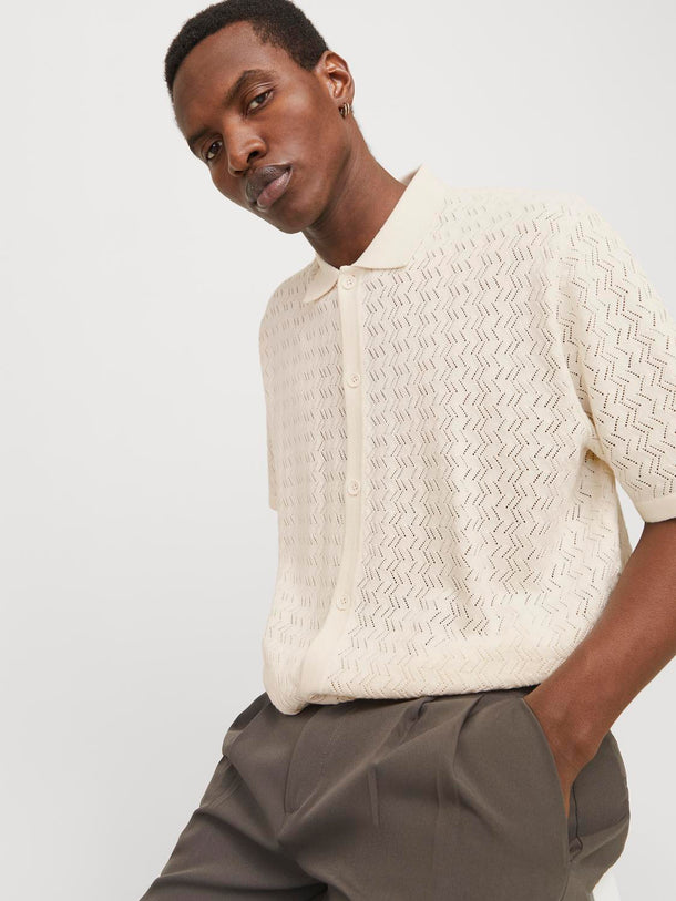 Product POLO LOOSE TEJIDO RAYAS TYLER - Sea Salt - Image 3