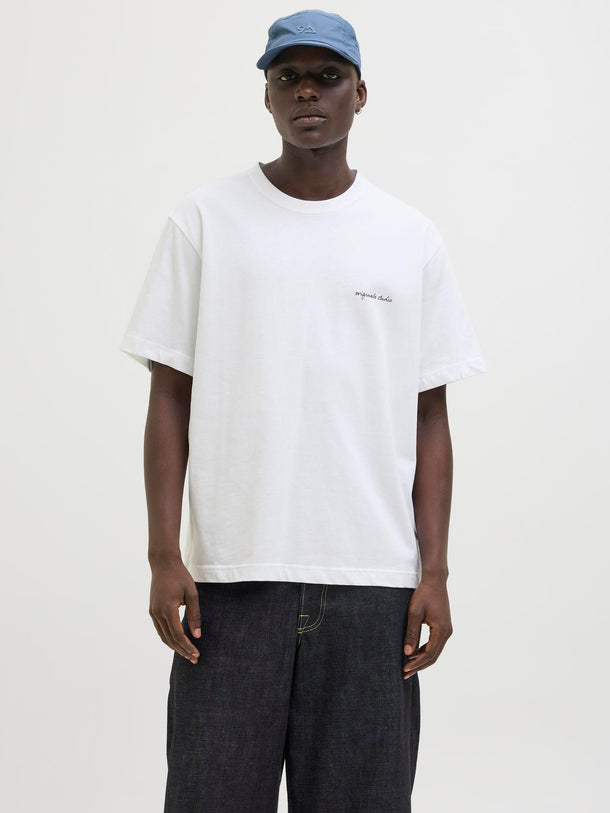 Product CAMISETA MARRAKESH-Bright White Print:FLOWERS - Image 5