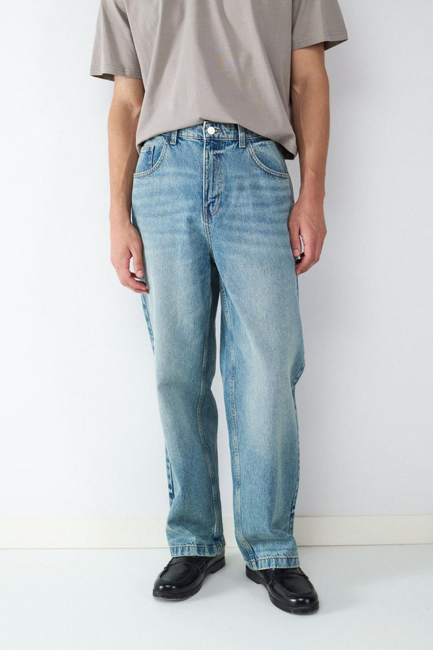 Product JEAN STRAIGHT LOOSE BMK-Light Blue Denim - Image 1