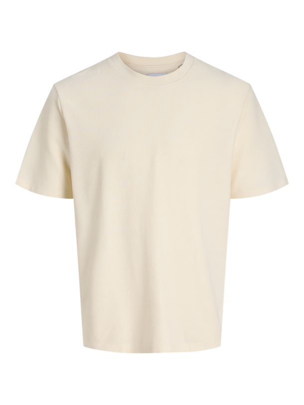 Product CAMISETA RELAXED CON TEXTURA AUSTIN-Antique White Detail:MELANGE - Image 5