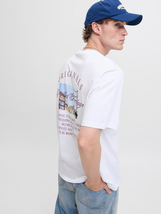 Product CAMISETA RELAXED ESTAMPADA LEECKER-Bright White - Image 3