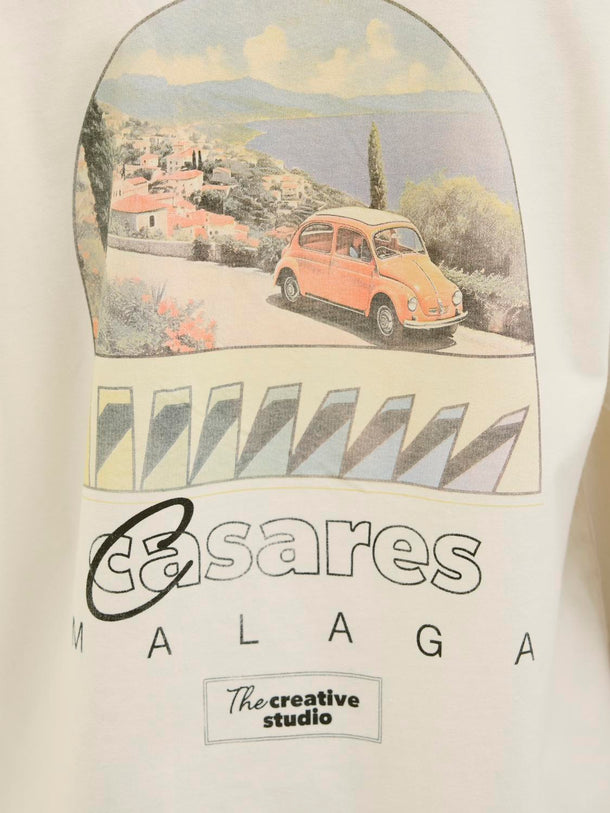 Product CAMISETA LOOSE ESTAMPADA ALMERIA JNR - Antique White - Image 7