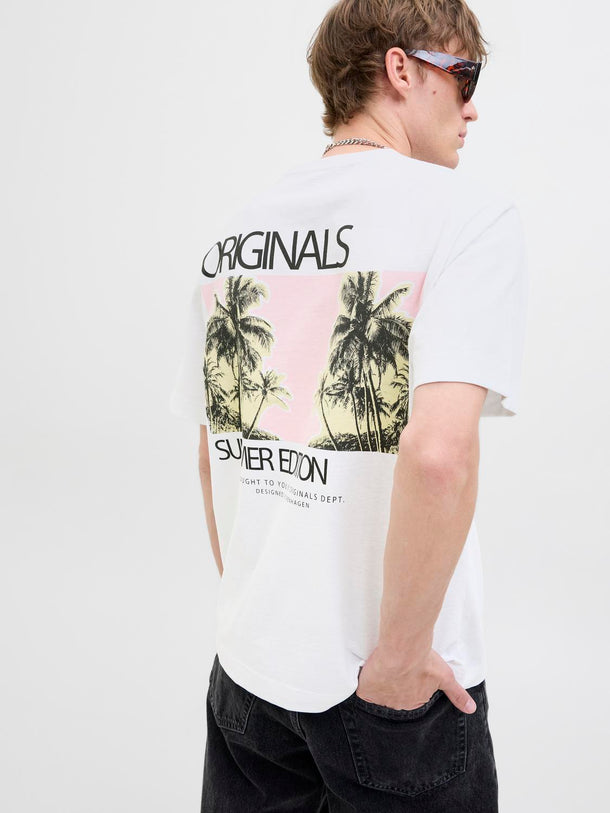 Product CAMISETA RELAXED ESTAMPADA TAVIRA - Bright White - Image 1