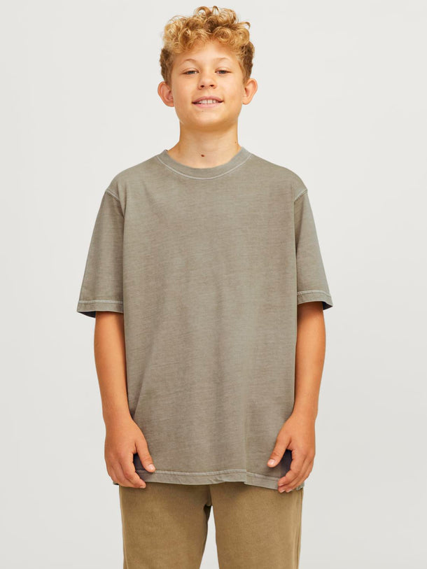 Product CAMISETA RELAXED EFECTO LAVADO CHARGE JNR - Silver Sage - Image 2