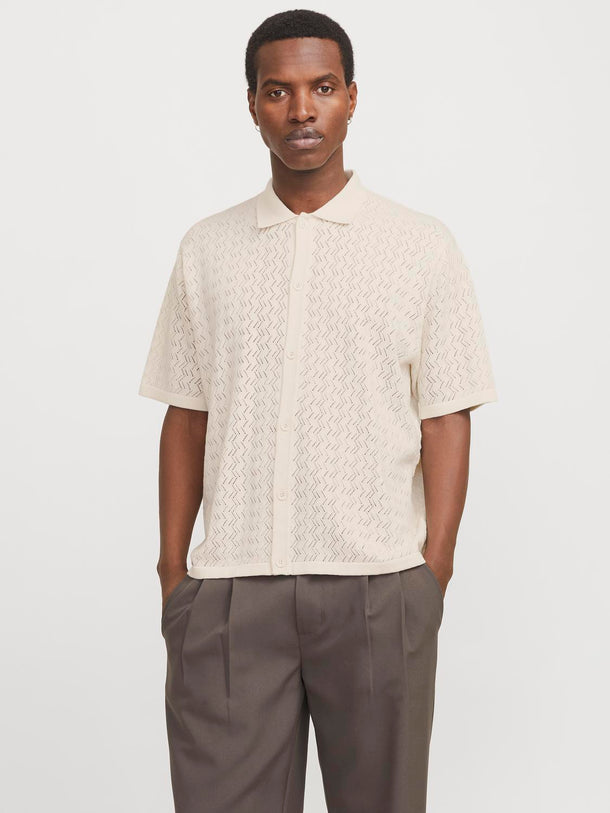Product POLO LOOSE TEJIDO RAYAS TYLER - Sea Salt - Image 1