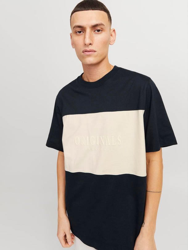Product CAMISETA FREDERIKSBERG MARGATE - Sky Captain Detail:ANTIQUE WHITE BLOCKING - Image 11