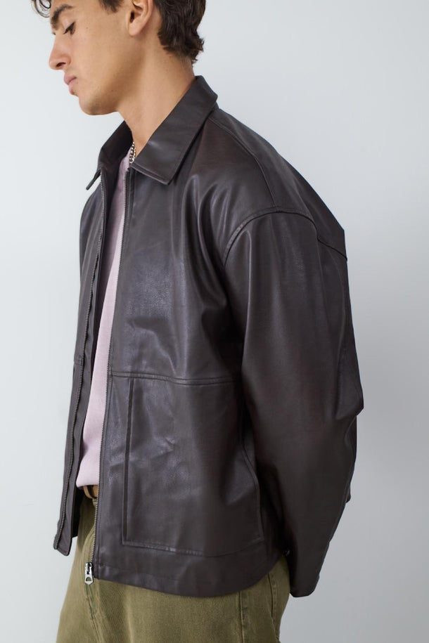 Product CAMPERA EFECTO CUERO-Coffee Bean - Image 6