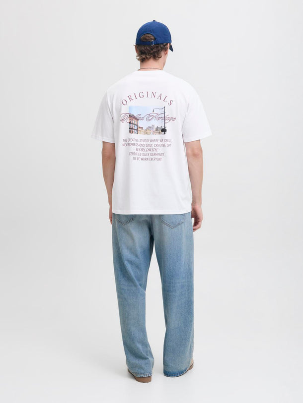 Product CAMISETA RELAXED ESTAMPADA LEECKER-Bright White - Image 4