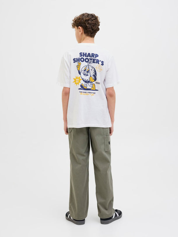Product CAMISETA BIGWIG JNR - Bright White Print:SHARP SHOOTERS - Image 2