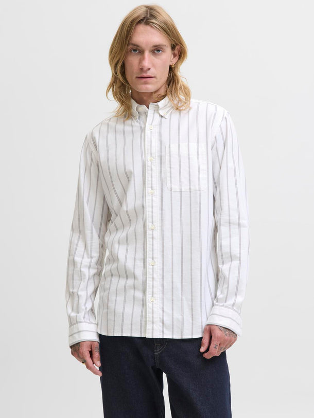 Product CAMISA BROOK OXFORD-Cloud Dancer Stripes:SLIM FIT - Image 5