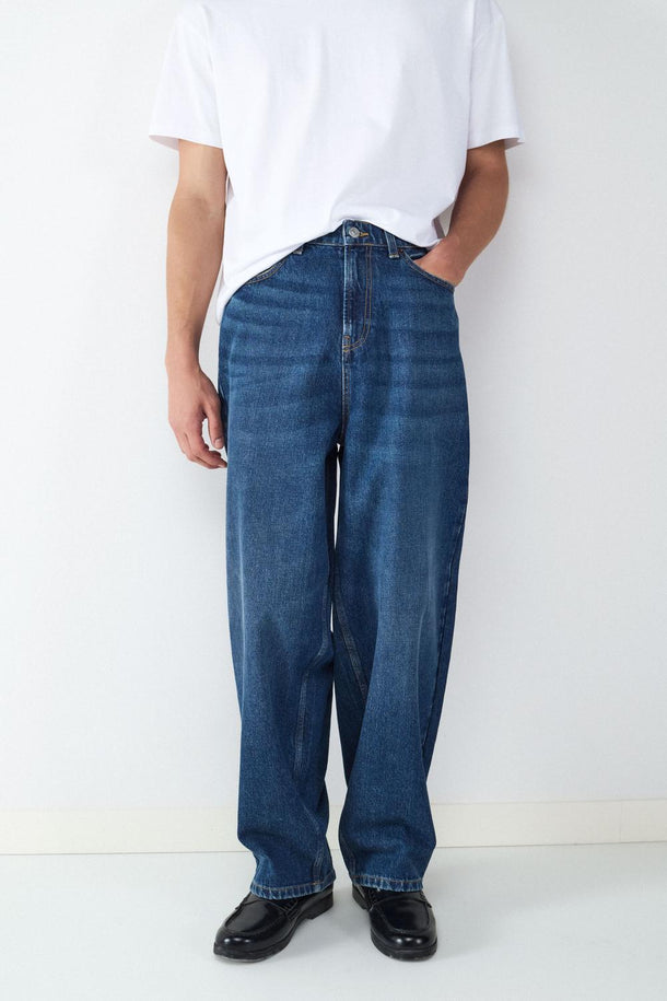 Product JEAN BAGGY LOOSE BMK-Dark Blue Denim - Image 1