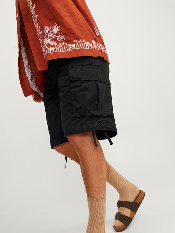 Product SHORT CARGO TUCKER-Black Detail:SOLID - Image 5