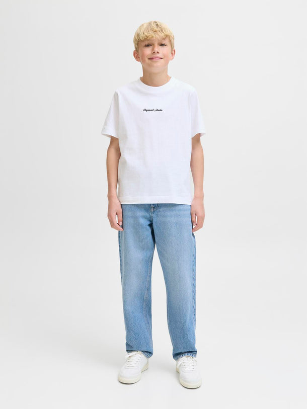 Product CAMISETA RELAXED BORDADA NORREBRO JNR - Bright White - Image 2