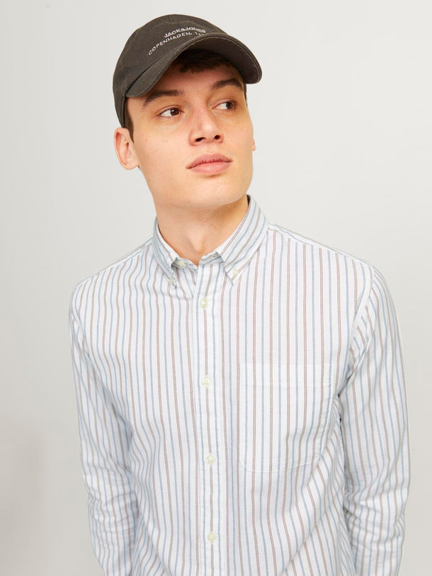 Product CAMISA BROOK OXFORD - Sargasso Sea Stripes:SLIM FIT - Image 6