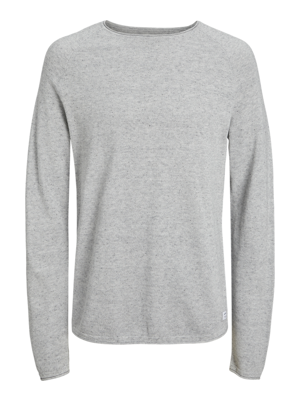 Product SWEATER HILL - Light Grey Melange - Image 1