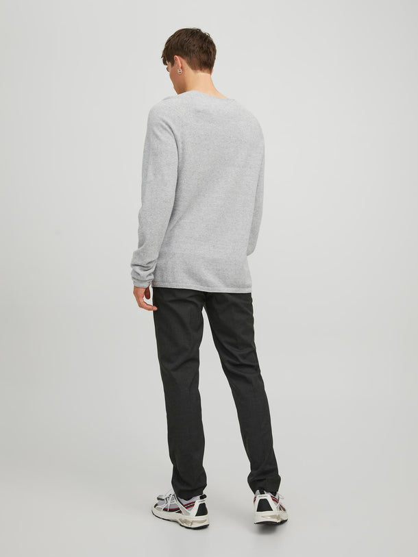 Product SWEATER HILL - Light Grey Melange - Image 4