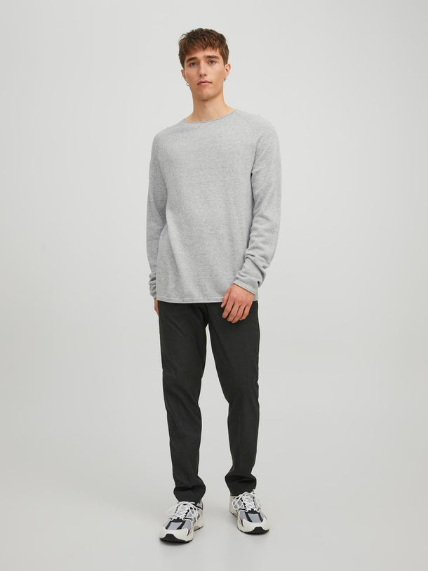 Product SWEATER HILL - Light Grey Melange - Image 6