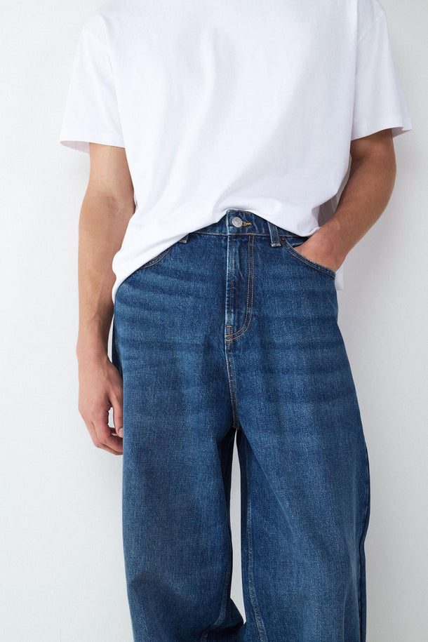 Product JEAN BAGGY LOOSE BMK-Dark Blue Denim - Image 6