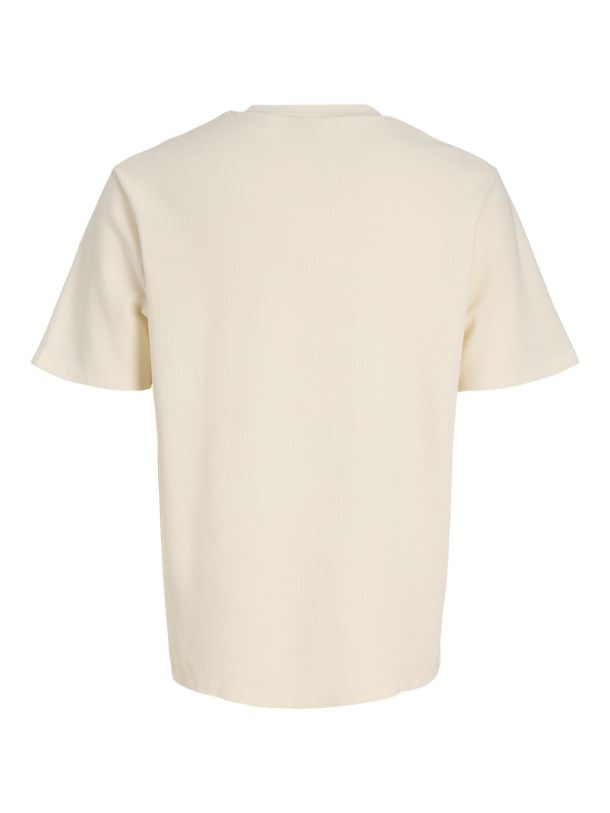 Product CAMISETA RELAXED CON TEXTURA AUSTIN-Antique White Detail:MELANGE - Image 6