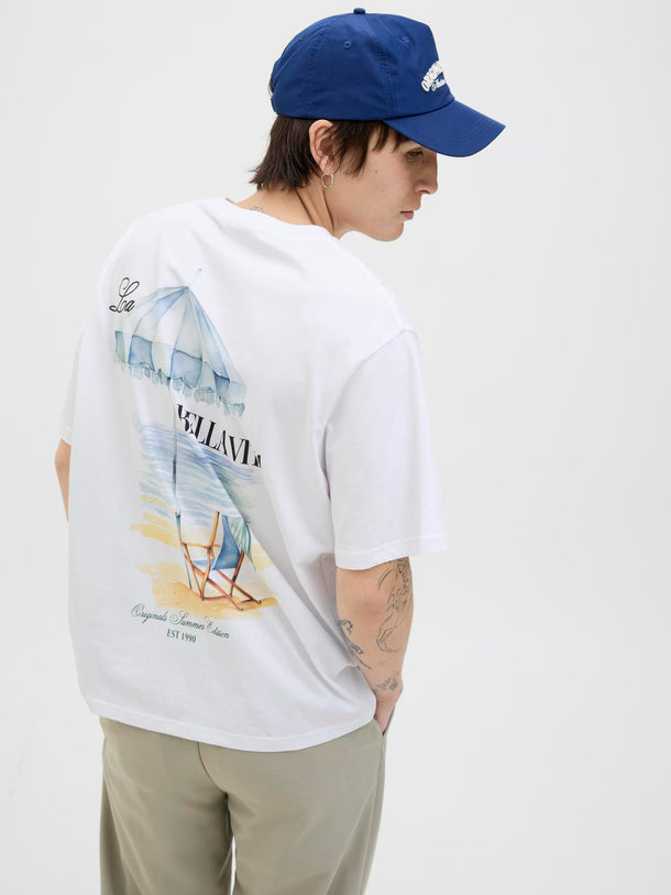 Product CAMISETA LOOSE ESTAMPADA HYDRA-Bright White - Image 6