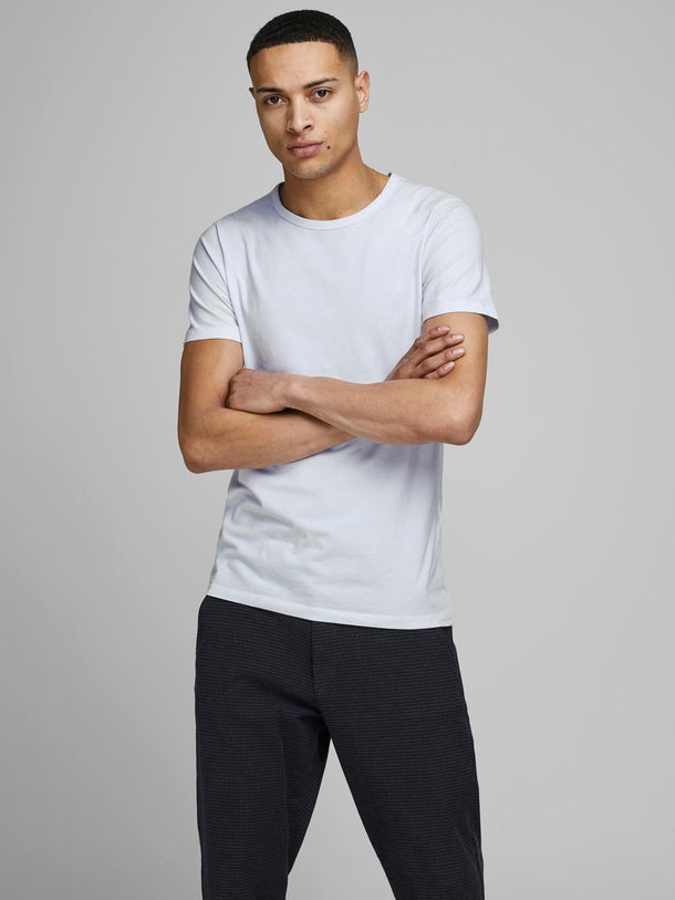 Product CAMISETA AJUSTADA MANGA CORTA BASIC - White - Image 1