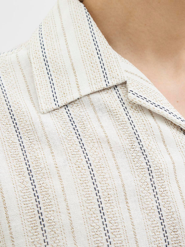 Product CAMISA DE LINO MANGA CORTA WILLIAM - Whitecap Gray - Image 2