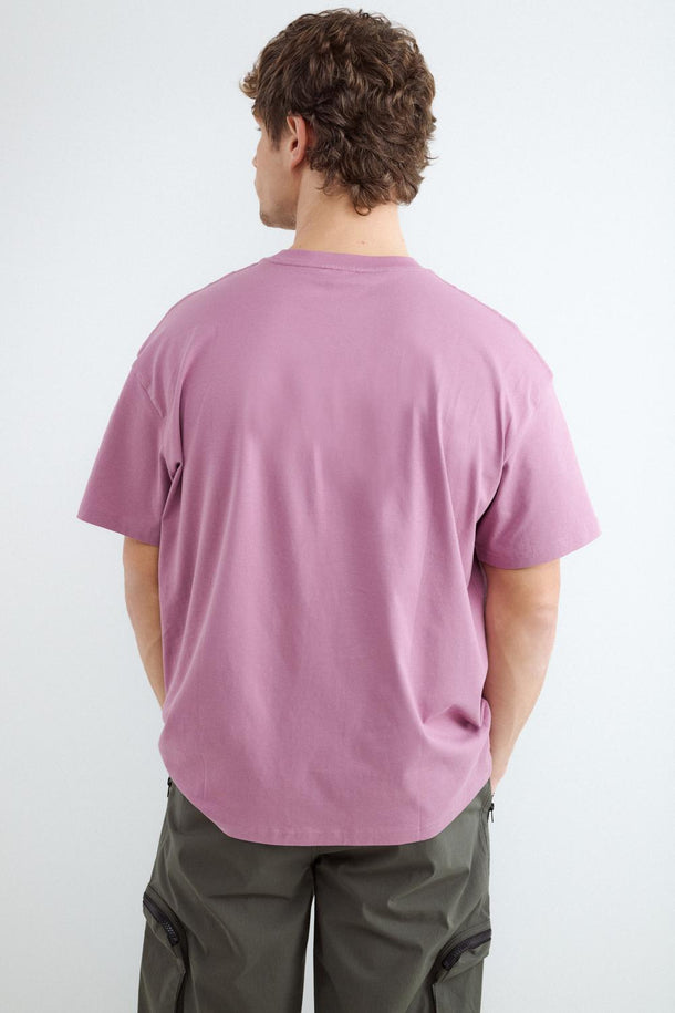 Product CAMISETA MANGA CORTA RELAXED BMK-Mauve Mist - Image 2