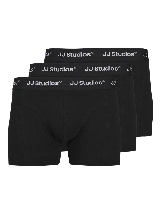 Product PACK DE BOXERS CORTOS SÓLIDOS SOHO - Black Pack:Black - Black - Image 4