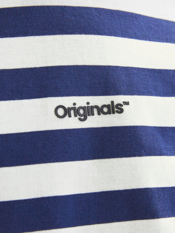 Product CAMISETA VESTERBRO NEWTON JNR - Ocean Cavern Stripes:CLOUD DANCER - Image 2