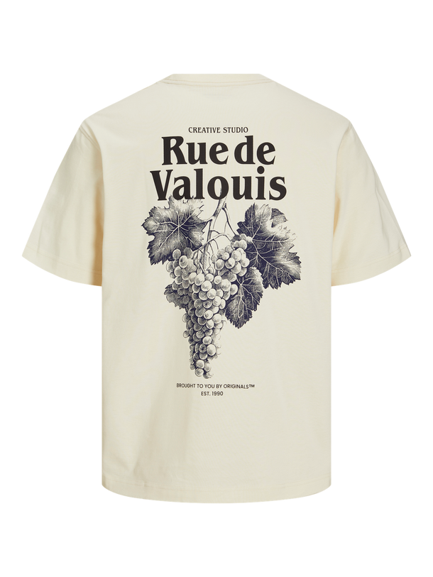 Product CAMISETA PAROS SKETCH-Antique White Print:GRAPES - Image 6