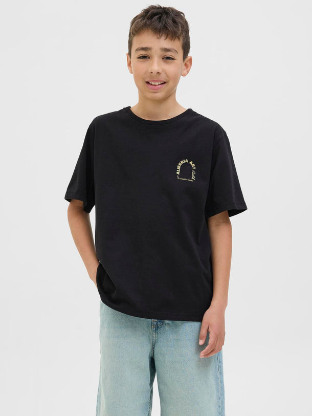 Product CAMISETA LOOSE ESTAMPADA ALMERIA JNR - Black - Image 1
