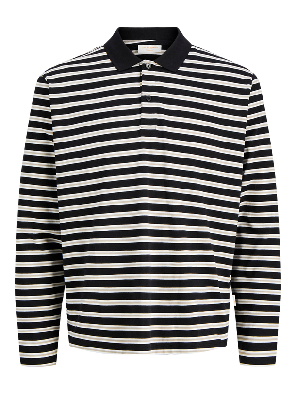 Product POLO MANGA LARGA A RAYAS CASSIS- - Image 1