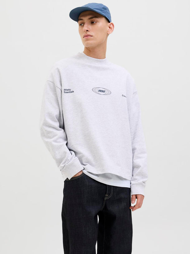 Product BUZO OVERSIZE ESTAMPADO SIGNAL-White Melange - Image 5