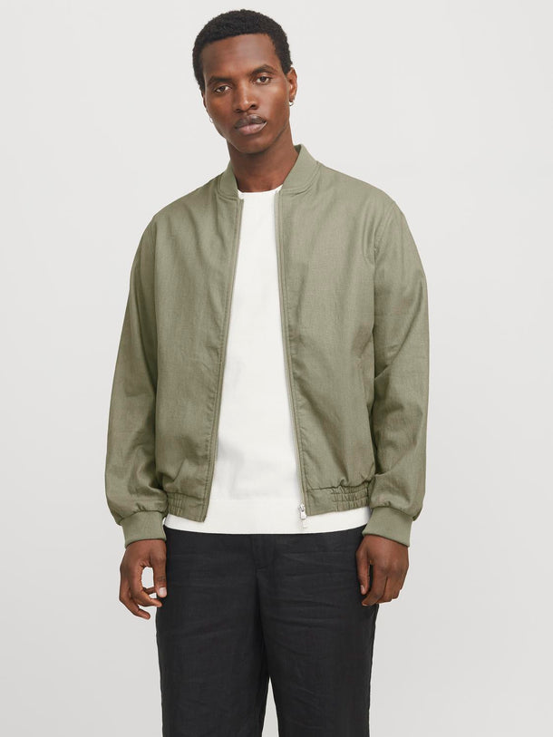 Product CAMPERA BOMBER DE LINO LEISTER - Vetiver - Image 13
