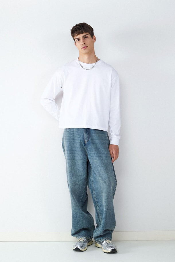 Product JEAN BAGGY LOOSE BMK-Blue Denim - Image 2