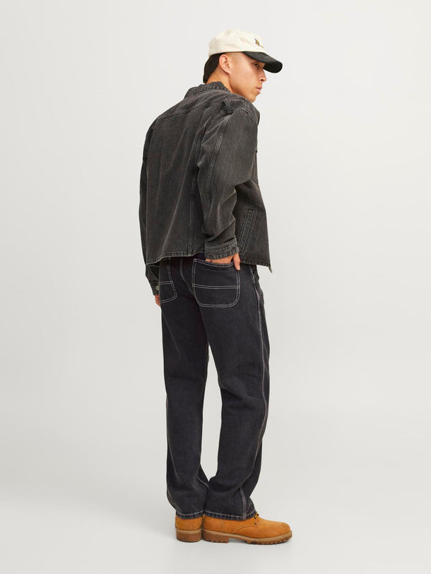 Product JEAN EDDIE WORKER 240 - Black Denim - Image 4