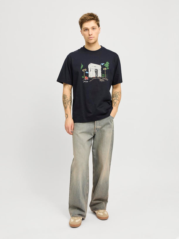 Product CAMISETA MANCHESTER SKETCH-Black - Image 4