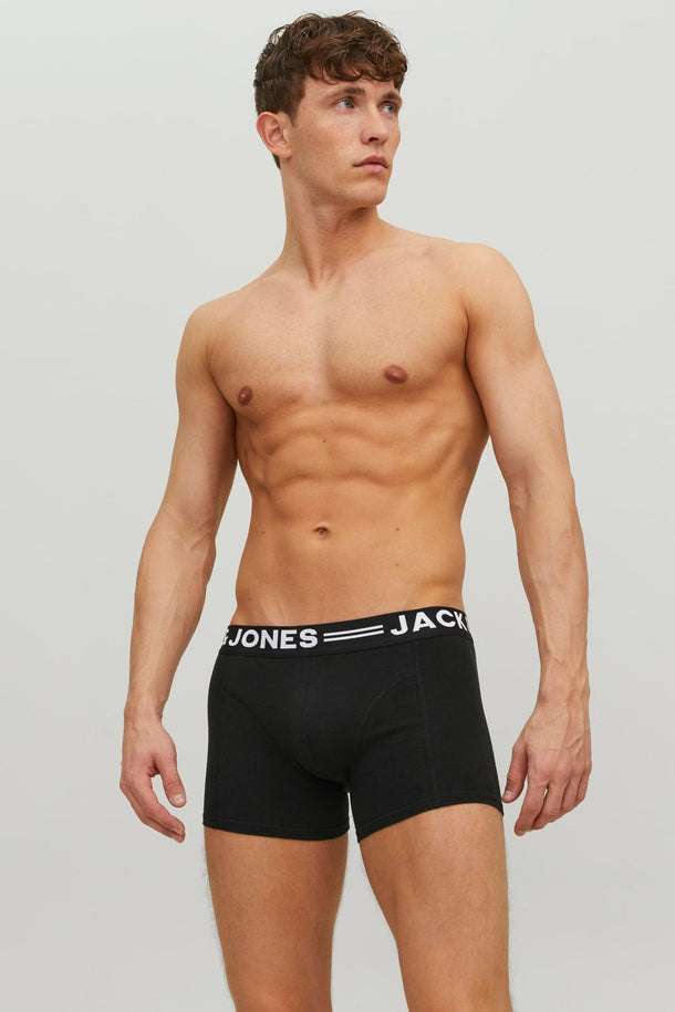 Product BOXERS PACK SENSE - Black Detail:BLACK WAISTBAND - Image 1