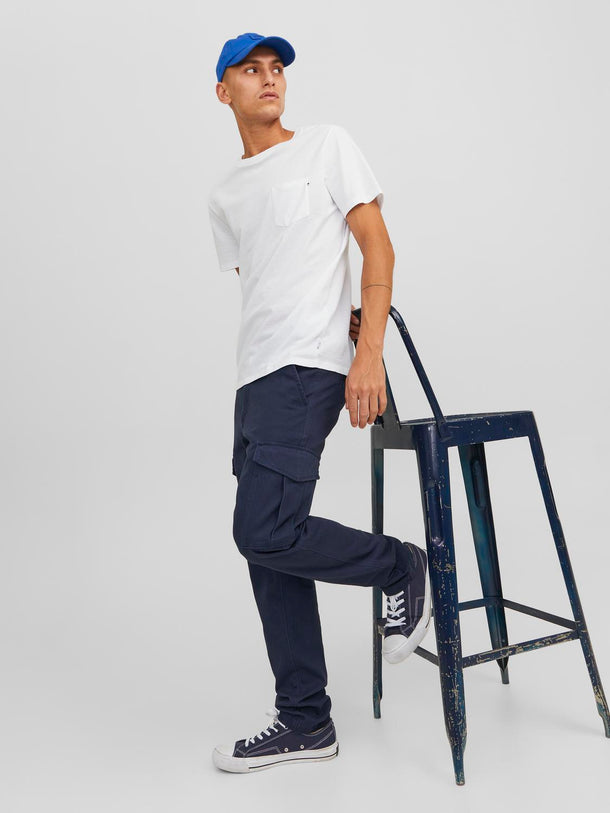 Product PANTALÓN CARGO SLIM TIRO MEDIO JOE - Navy Blazer - Image 19