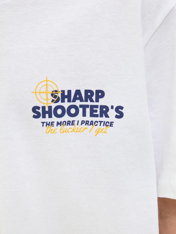 Product CAMISETA BIGWIG JNR - Bright White Print:SHARP SHOOTERS - Image 6