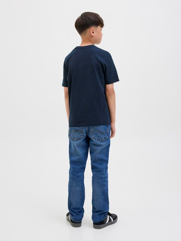 Product CAMISETA REGULAR ORGANIC JNR-Navy Blazer - Image 4