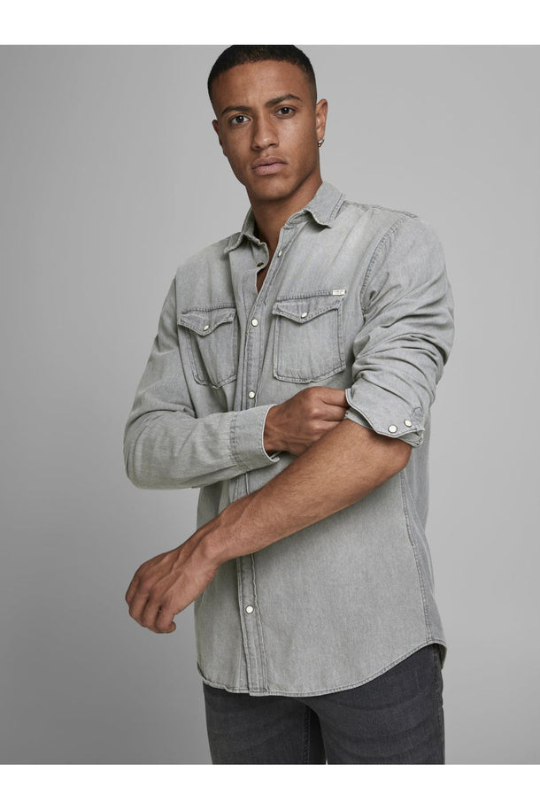 Product CAMISA SHERIDAN - Light Grey Denim Fit:Slim - Image 2