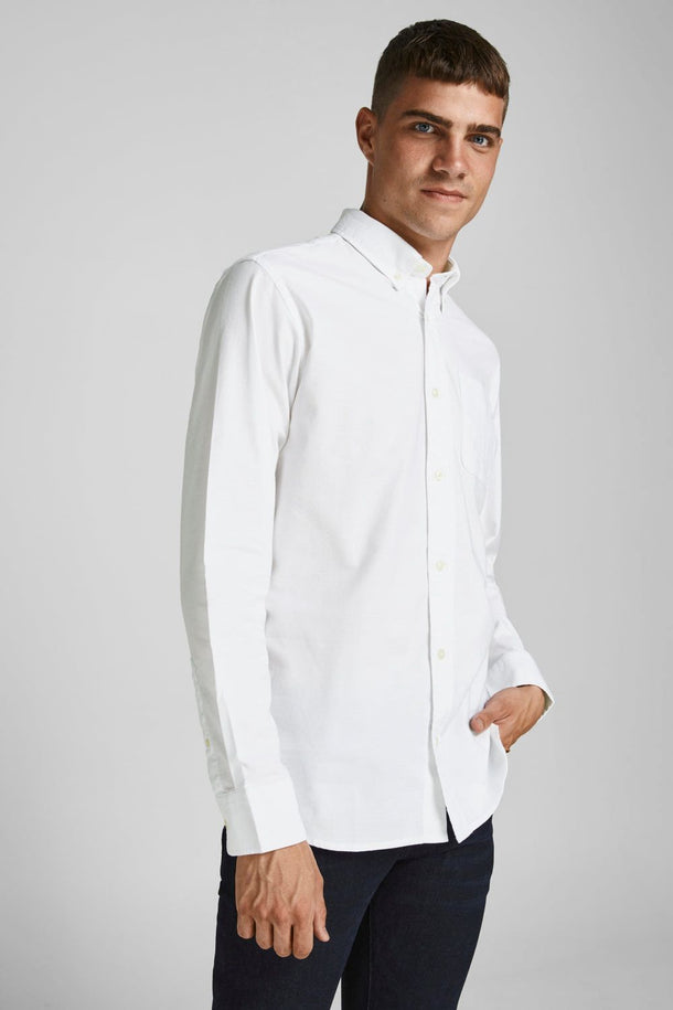 Product CAMISA BROOK OXFORD - White Fit:SLIM FIT - Image 3