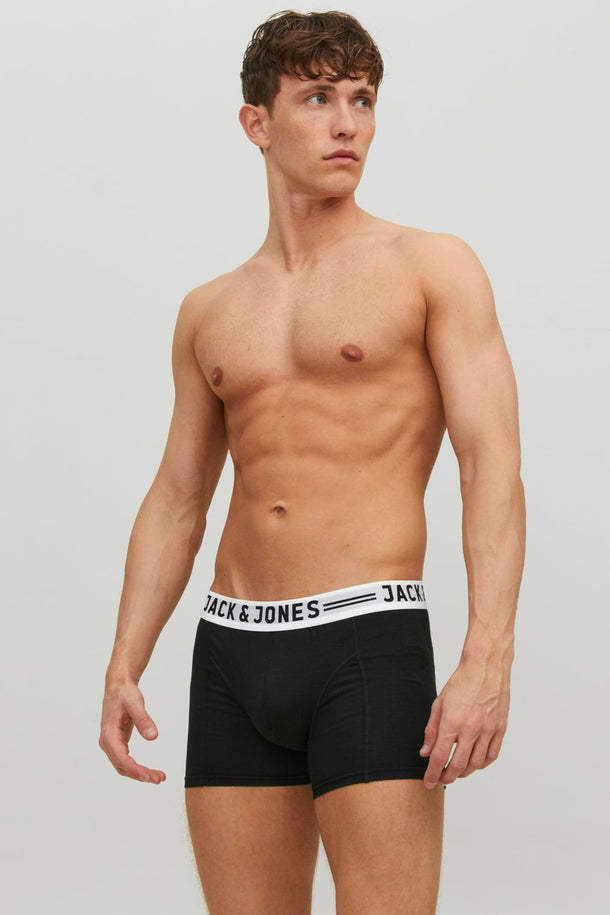 Product BOXERS PACK SENSE - Black Detail:BLACK WAISTBAND - Image 2