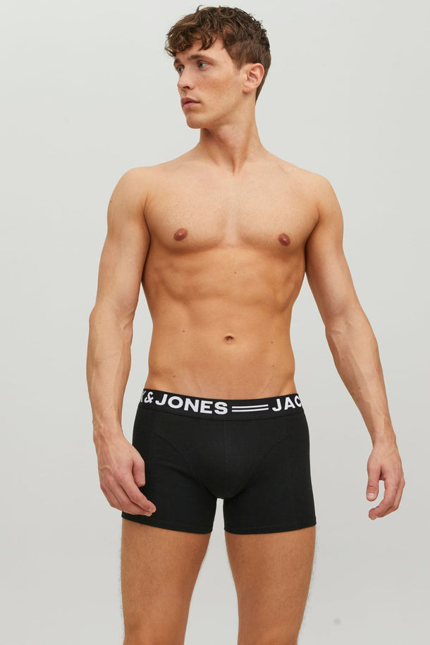 Product BOXERS PACK SENSE - Black Detail:BLACK WAISTBAND - Image 7