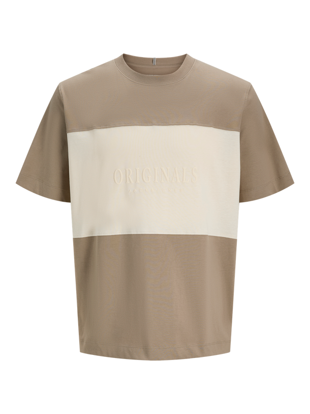 Product CAMISETA FREDERIKSBERG MARGATE - Silver Sage Detail:ANTIQUE WHITE BLOCKING - Image 4