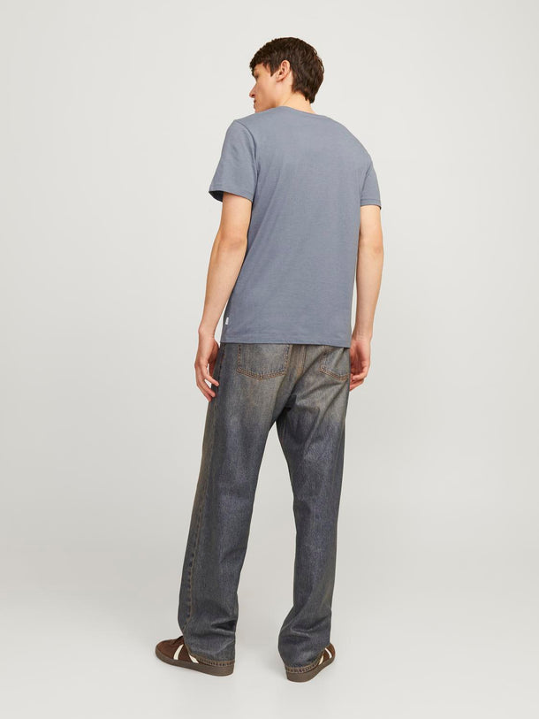 Product CAMISETA REGULAR ORGANIC-Flint Stone Detail:Melange - Image 4