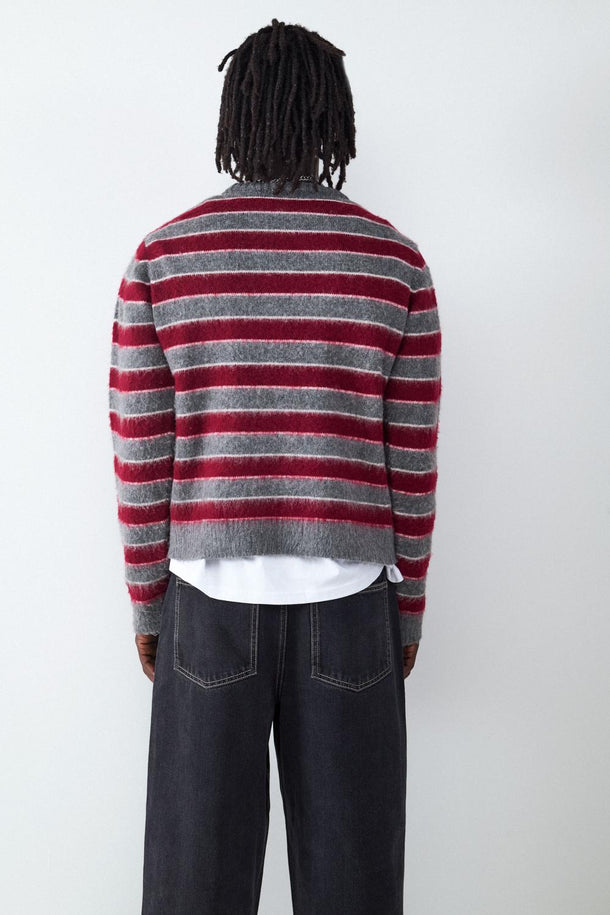 Product SWEATER CUELLO REDONDO RAYAS BMK-Eggplant - Image 3