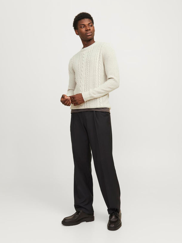 Product SWEATER CRAIG - White Melange - Image 4