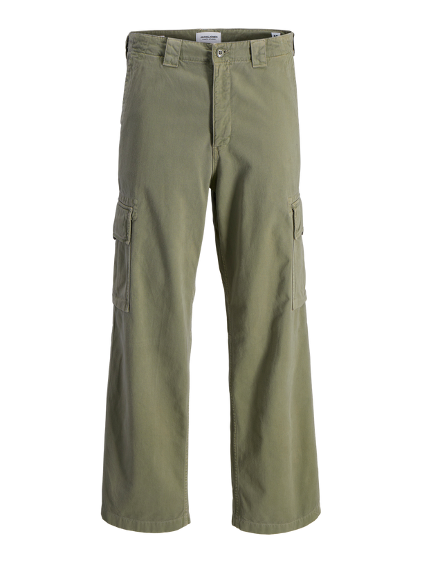 Product PANTALÓN CARGO WIDE TIRO MEDIO ATLAS-Smokey Olive - Image 1